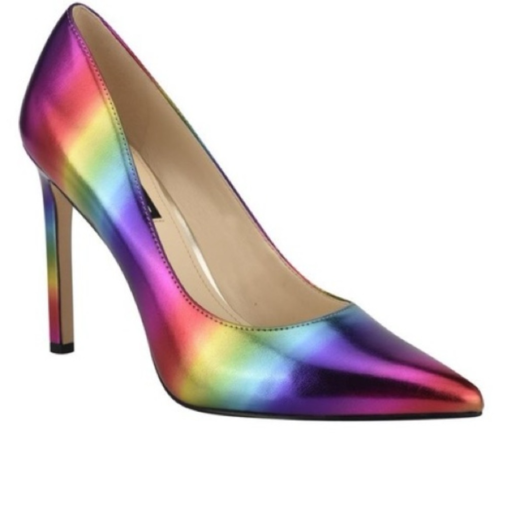 Nine West Tatiana Rainbow Ombre Pointed Toed Pumps